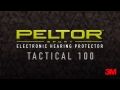 Peltor Tactical 100 Electronic Hearing Protection Ear Muffs