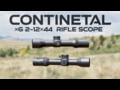 Vector Optics SCFF-67 &amp; 69 Continental 2-12x44 34 mm Tube CTR Rifle Scope