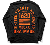 Image of 1620 Workwear Stacked Logo Shirt Long Sleeves