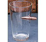 Image of 2 Monkey Trading 2 Monkey Bullet Pint Glass With A .50 Cal Bullet