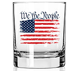 Image of 2 Monkey Trading We The People Flag Whiskey Glass
