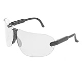 Image of 3M Fectoids Safety Glasses Black Temple Clear Lens Large Eyewear