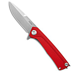Image of Acta Non Verba Knives Z100 Liner Lock Knife Red G-10 3.5 Stonewash CF434842
