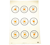 Image of Action Target Basic Skill Builder Target, Black and White, 23x35, 100 Per Box