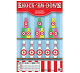 Image of Action Target GS-CARBTTL-100100 Action Knock-'Em-Down Hanging Paper 23" X 35