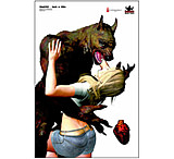 Image of Action Target Monster Assault Full Color Target Jack &amp; Ellie 100 Per Case
