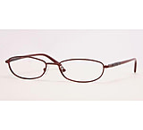 Image of Adrienne Vittadini Eyeglasses AV6069-211-5116 with No-Line Progressive Rx Prescription Lenses - Burgundy Frame w/ 51 mm Diameter Lenses
