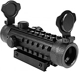 Image of AIM Sports 1X25 Dual Illuminated Reflex Sight w/ 3 Integrated Rails - Red/Green Dot Sight