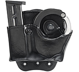 Aker Leather 519A D.M.S. ASP Cuff/Mag Combos, .380 ACP/9mm Luger, Single Stack, Right, Plain, Black, A519ABPR-0