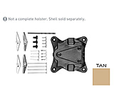 Image of Alien Gear Holsters Rapid Force Duty Holster Surface Mount w/ QDS