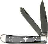 Image of American Buffalo Knife Abkt Cattlemans Cutlery Black Angus Trapper 2-blade Folder