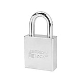 Image of American Lock Solid Steel A5200 Padlock with Optional 9in Sash Chain