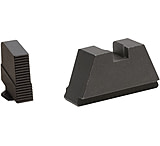 Image of AmeriGlo Glock 2XL Tritium Night Sight Suppressor/Optic Height Set, Tall Green Tritium 3 dot sight set black outlines