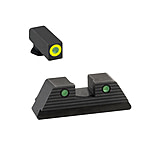 AmeriGlo Trooper Sets of Pistol Tritium Night Sights for Glock Gen 1-4 17,19,22,23,24,26,27,33,34,35,37,38,39, Green, GL-819