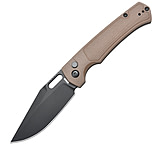 Image of Artisan Cutlery Revel Button Lock Brn FRN