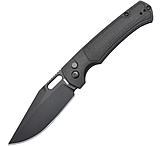 Image of Artisan Cutlery Revel Button Lock Black FRN