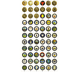 Image of ASP Handcuff Keys - G2 w/ United States State Seals, Gold