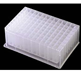 Image of Axygen 96-Well Deep Well Plates, Square Wells, Axygen Scientific AM-2ML-SQ Sealing Mats, Pack of 10