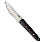 Image of Bark River Kwaiken Fixed Blade Black and Burgundy Canvas Micarta 4.25 Satin A0FD59D6