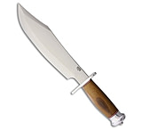 Image of Bark River Shining Mountain Bowie Fixed Blade Natural Micarta 10.5 Satin A975BB1B