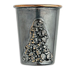 Image of Bastinelli Creations Bastinelli Shot Glass Skulls Two Sides - Copper A511055F