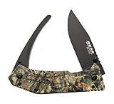 Image of Bear Edge Double Blade Gut and Skinner Fixed, Black Blade, 5in
