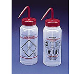 Image of Bel-Art Safety Wash Bottles, Low-Density Polyethylene, Wide Mouth 116462611 500 Ml (17 oz.) Capacity, Pack of 6