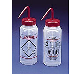 Image of Bel-Art Safety Wash Bottles, Low-Density Polyethylene, Wide Mouth 116462628 500 Ml (17 oz.) Capacity, Pack of 6