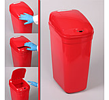 Image of Bel-Art Waste Can Touch Free 7gal Red F132020022