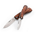 Image of Benchmade Big Summit Lake Folding Knife with Wood Handle
