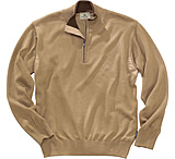 Image of Beretta Men's Pp Tech Wool 1/2 Zip Sweater Beige Small