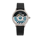 Image of Bertha Adaline Mother-Of-Pearl Leather-Band Watch