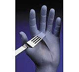 Image of Best Manufacturing N-DEX Ambidextrous Powdered Nitrile Gloves, Best Manufacturing 7005L N-DEX Original, 4 Mil Thickness, 24.1 Cm (91/2") Length, Pack of 100