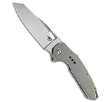 Image of Bestech Knives Nyxie Frame Lock Knife Gray Titanium 3.4 Satin BT2209A D90AA57D