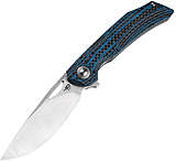 Image of Bestech Knives Falko Linerlock CF Blue Folding Knife