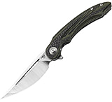 Image of Bestech Knives Irida Linerlock CF/G10 Green Folding Knife