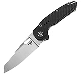 Image of Bestech Knives Nyxie Framelock CF 3.38 in Carbon Steel Folding Knife