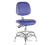 Image of Bio Fit Cleanroom/ESD Chairs, 4V Series, BioFit 4V62C10K Class 10 Cleanroom/ESD Chairs