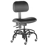 Image of Bio Fit Economy Lab Chairs with Casters, BioFit 1P57-R With Painted Footring