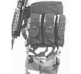 Image of BlackHawk M-16 HIP POUCH (HOLDS 3) BLACK 511602BK