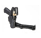 BlackHawk T-Series L2C Overt Polymer OWB Belt Holster, Springfield Prodigy, Right Hand, Black, 411798BKR