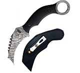 Image of BucknBear Damascus Venom Karambit Fixed Knife