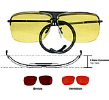 Image of Bob Allen SG6000 Shooting Glasses 6 Base Frame w/3 lens set