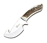 Image of Boker USA Arbolito Stag Gut Hook Fixed Blade Knife w/ Leather Sheath - 8.5in Overall Length