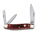 Image of Boker USA Jigged Red Bone Whittler Folding Knife - 6" OAL