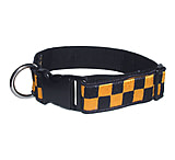 Image of Boston Leather 11/2inch Navy &amp; Gold Nylon Collar