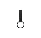 Image of Boston Leather Flashlight Ring Nickle Plain Holster