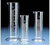 Image of BrandTech Short-Form Graduated Cylinders, SAN, BrandTech V64491, Pack of 6
