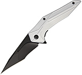 Image of Brous Blades Tyrant Silver Blackout Folding Knife