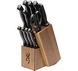Image of Browning Kitchen Set W/ Butcher Block Kitchen Knives